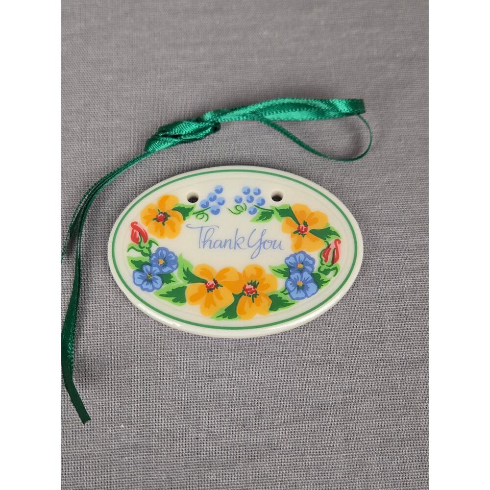 Longaberger Basket Thank You Tie-On ~ Basket Accessory